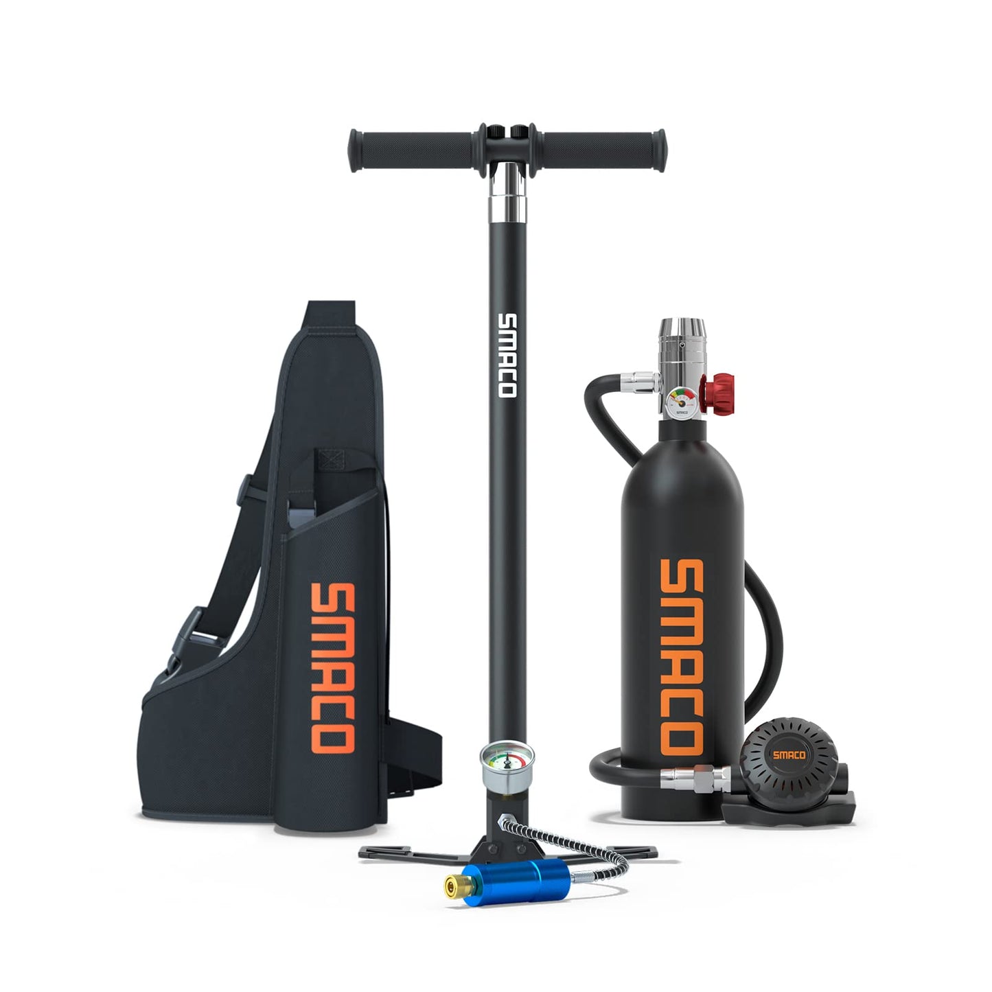 SMACO S400 1L Mini Scuba Diving Tank with DOT Certified
