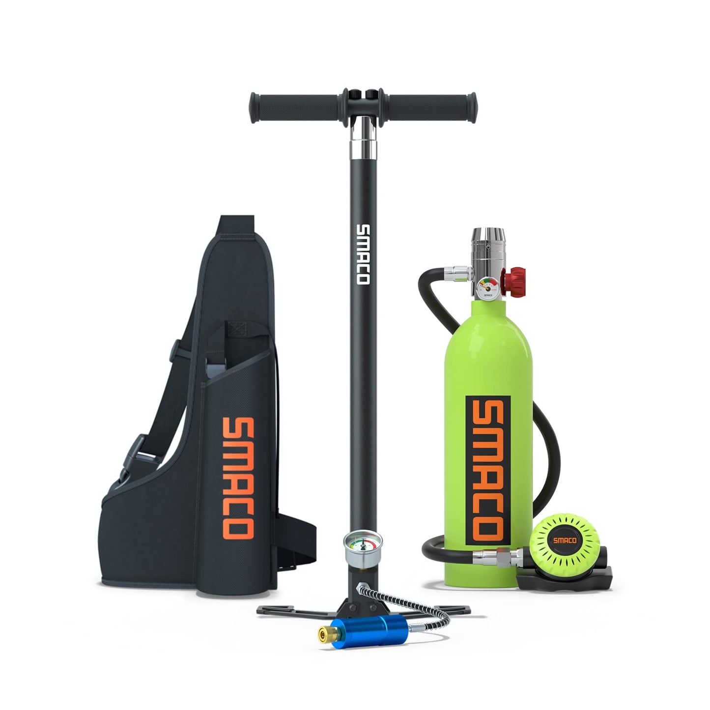 Mini Bombola Subacquea SMACO S400 1L con certificazione DOT