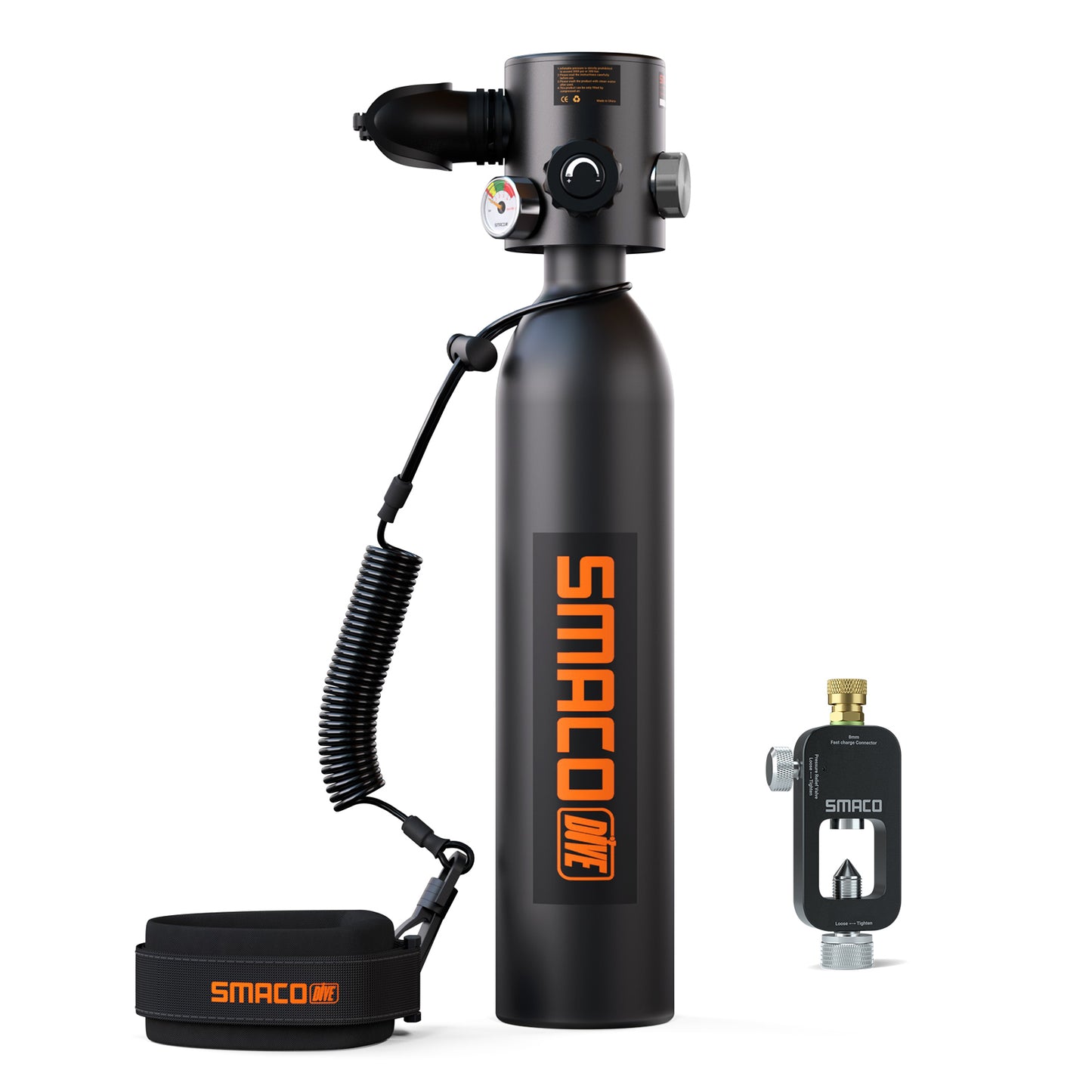 SMACO S500 0.7L Scuba Diving Cylinder Mini Scuba Tank