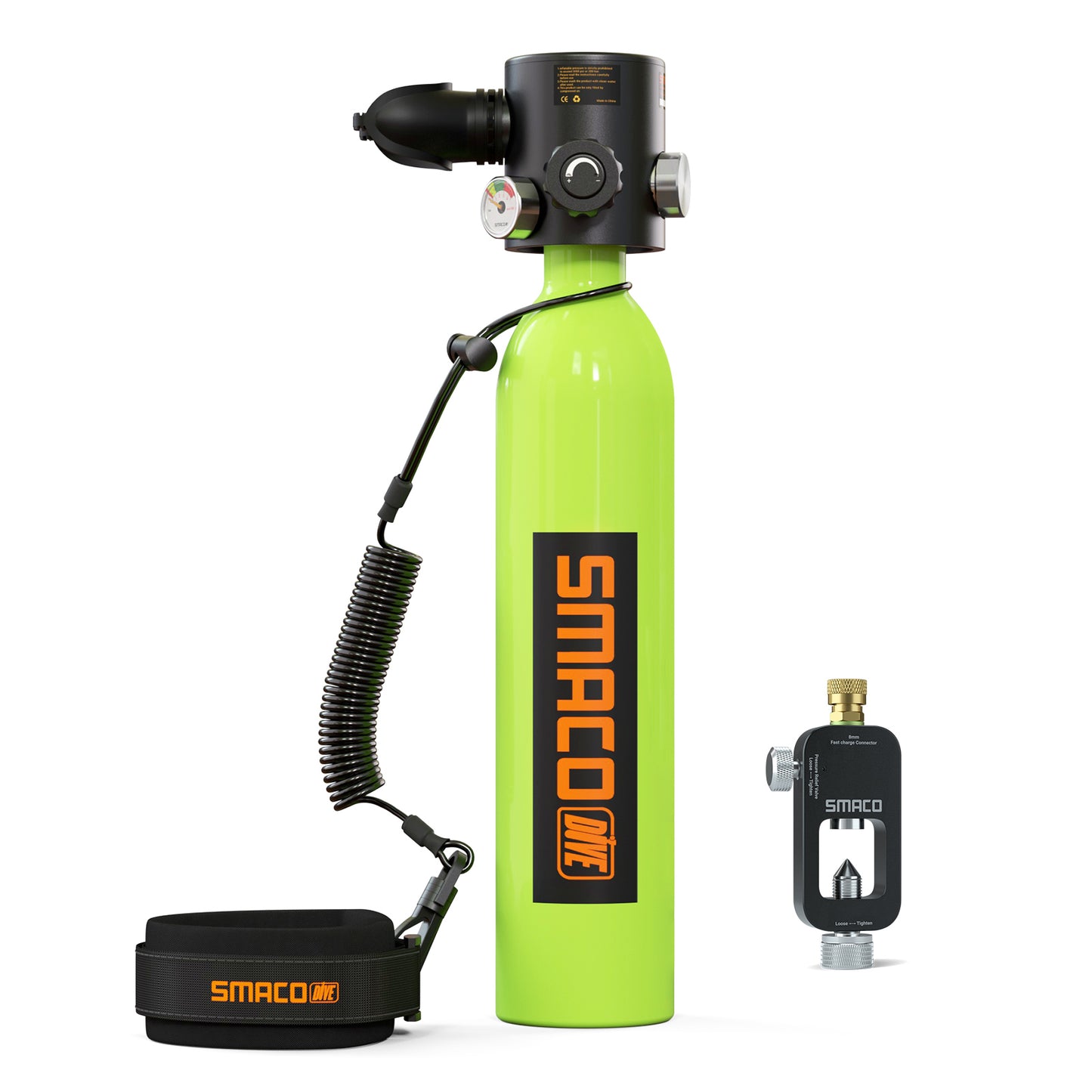 SMACO S500 0.7L Scuba Diving Cylinder Mini Scuba Tank