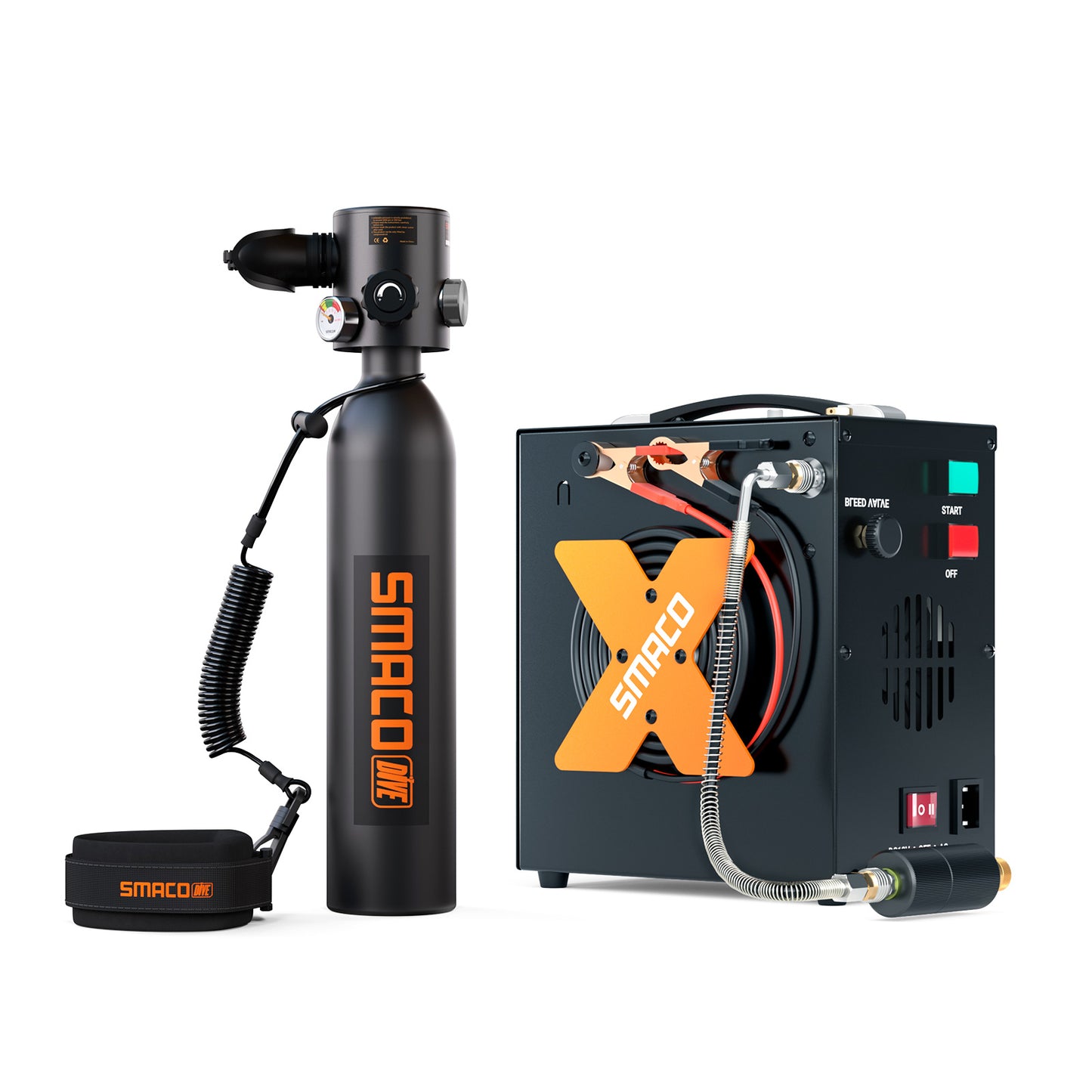 SMACO S500 0.7L Bouteille de Plongée sous-marine Mini Réservoir de Plongée