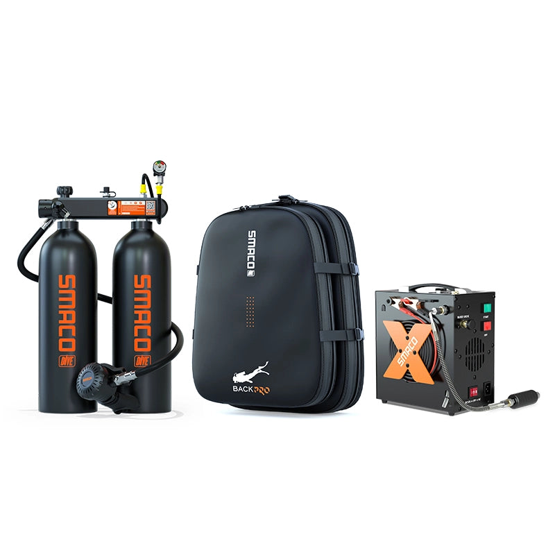 S700Max 2.0L Double Mini Scuba Tanks