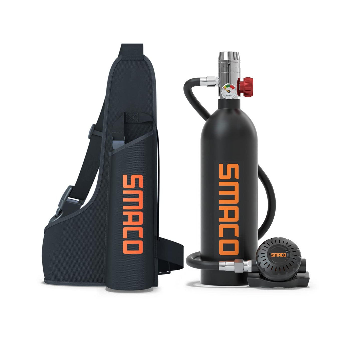 SMACO S400 1L Mini Scuba Diving Tank with DOT Certified