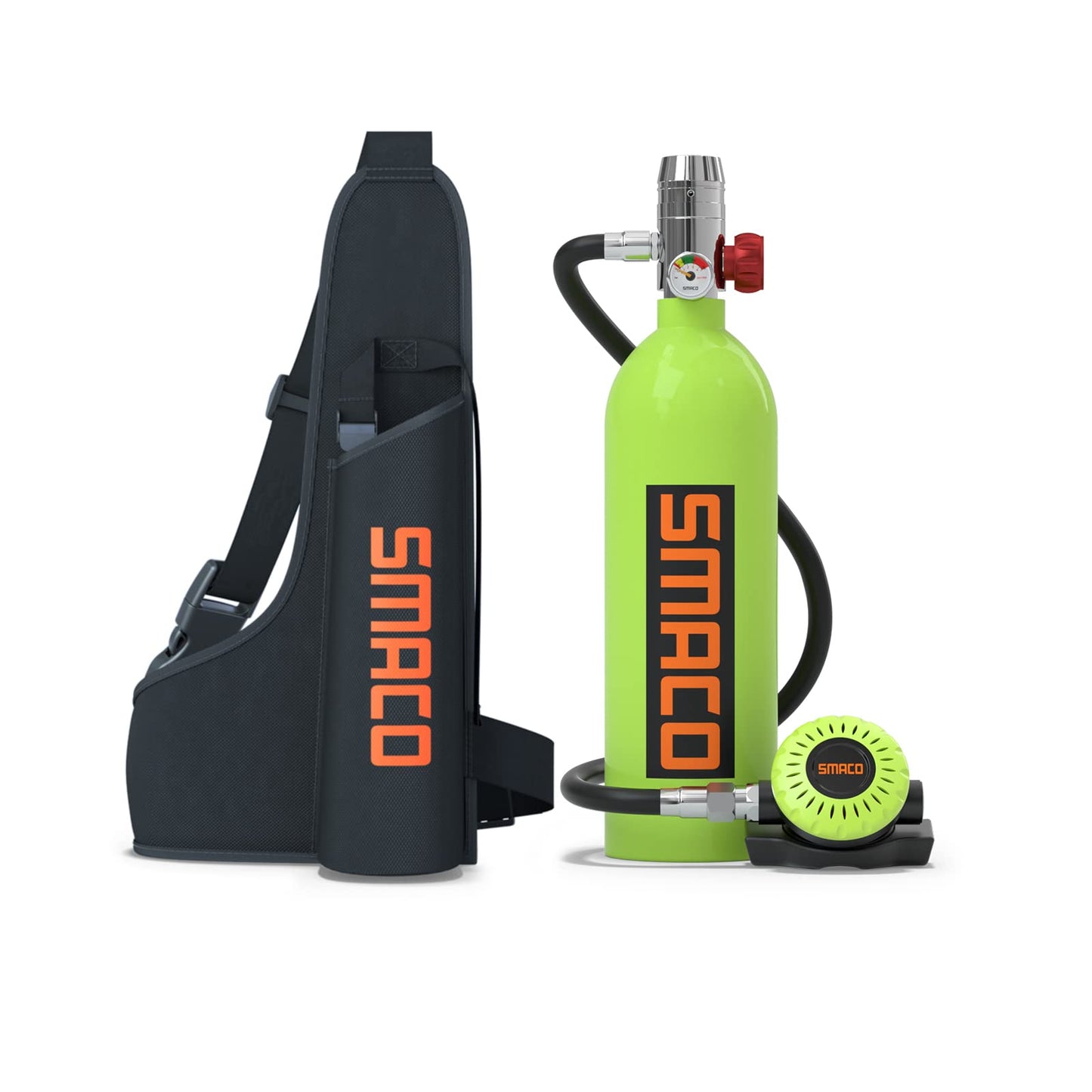 SMACO S400 1L Mini Scuba Diving Tank with DOT Certified