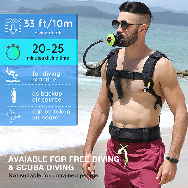 S700 2L Mini Scuba Tank with Best Backpack