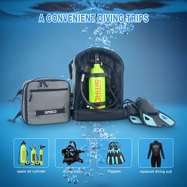 S700 2L Mini Scuba Tank with Best Backpack