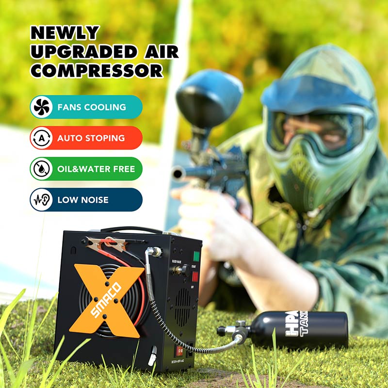 HEAP 1 PCP Air Compressor, 4500psi Portable High-Pressure Air Compressor for Filling