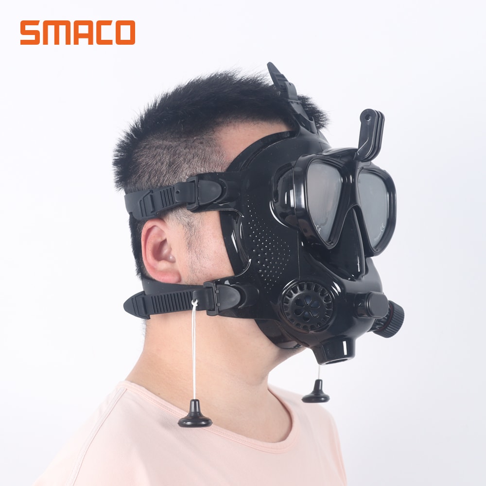 SMACO M8058 Scuba Diving Full Face Mask Respiratory Masks Diving Equip –  SmacoSports