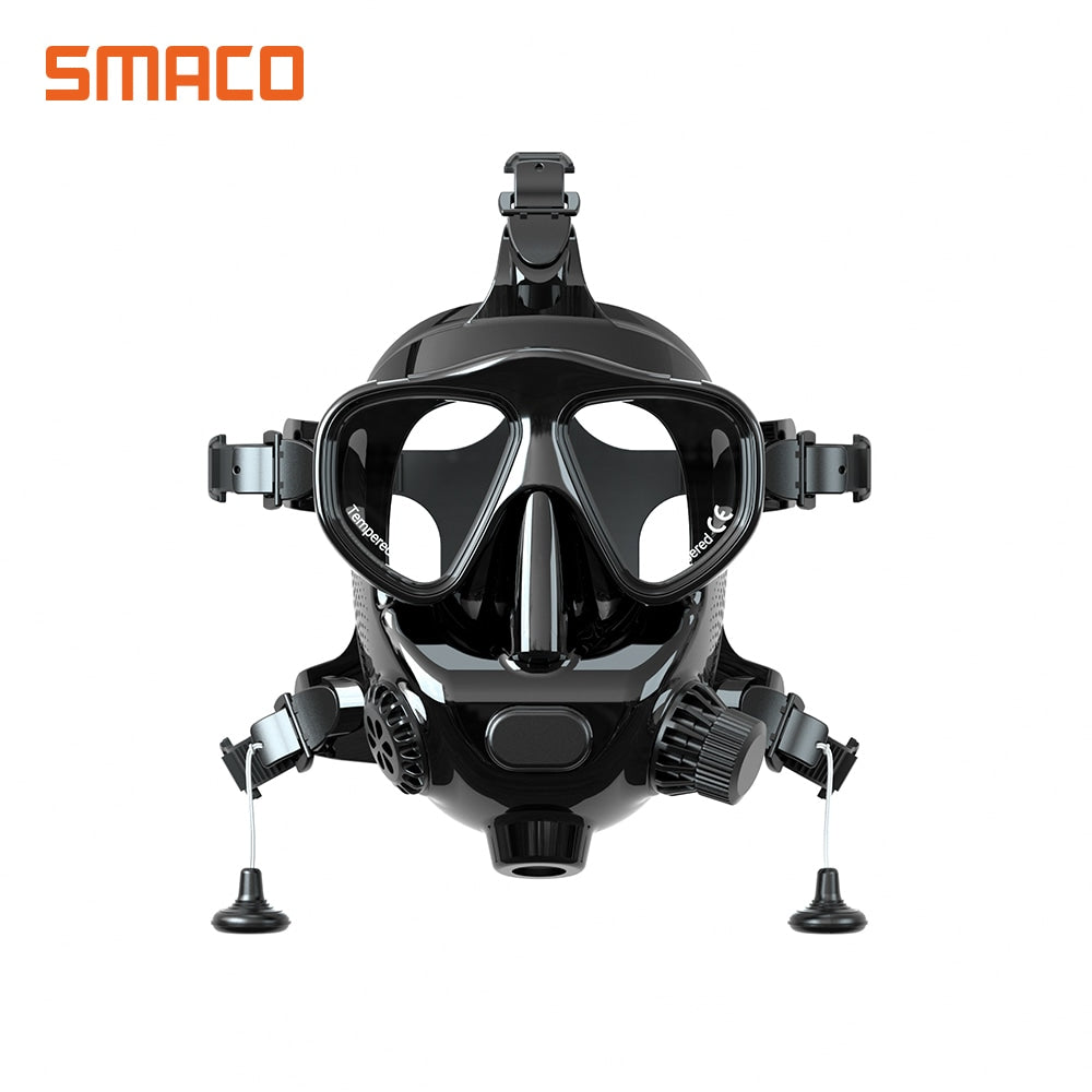 SMACO M8058 Scuba Diving Full Face Mask Respiratory Masks Diving Equipment