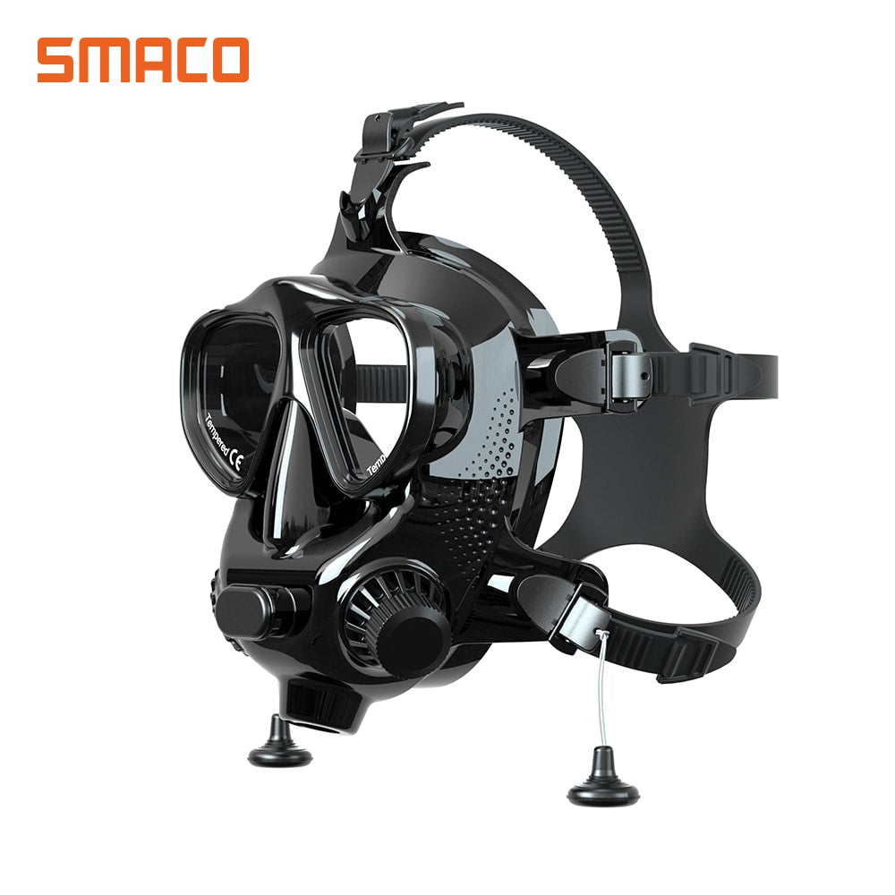 SMACO M8058 Scuba Diving Full Face Mask Respiratory Masks Diving Equipment