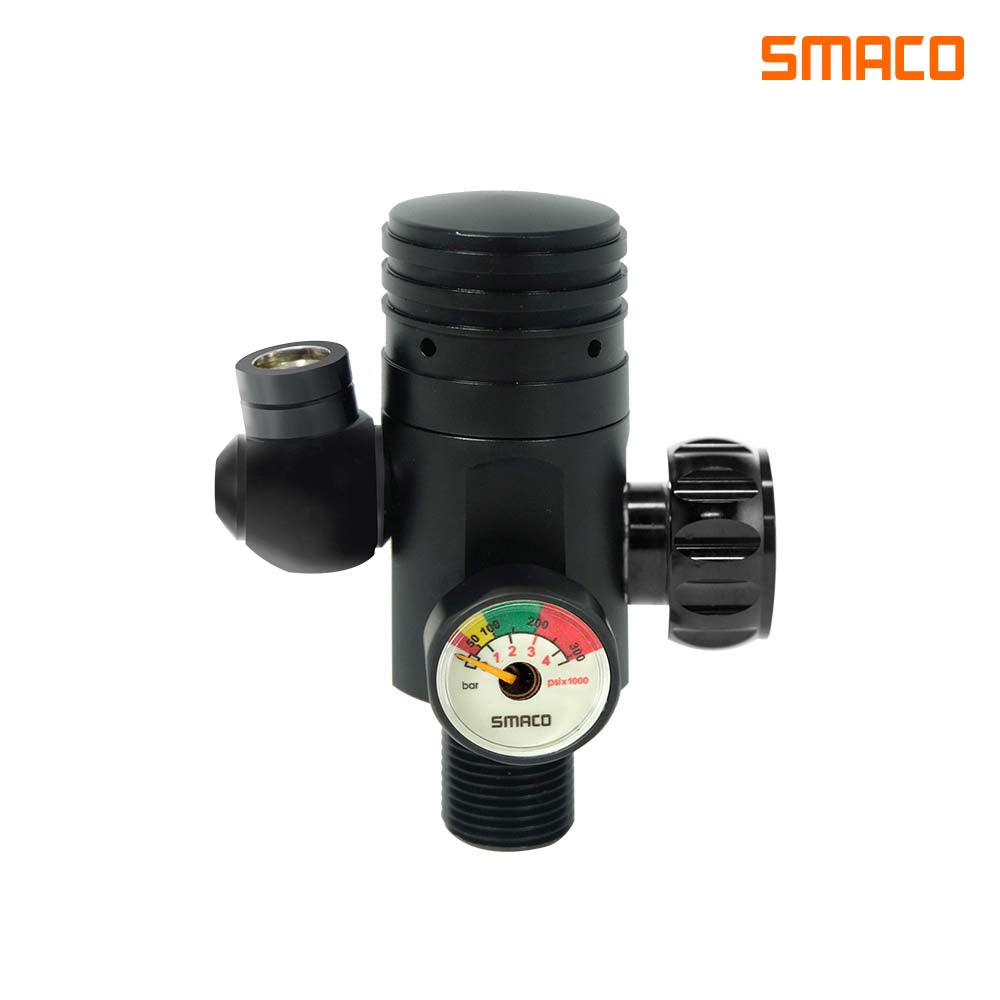 SMACO S400Plus 1L Mini Scuba Diving Cylinder Regulating Valve