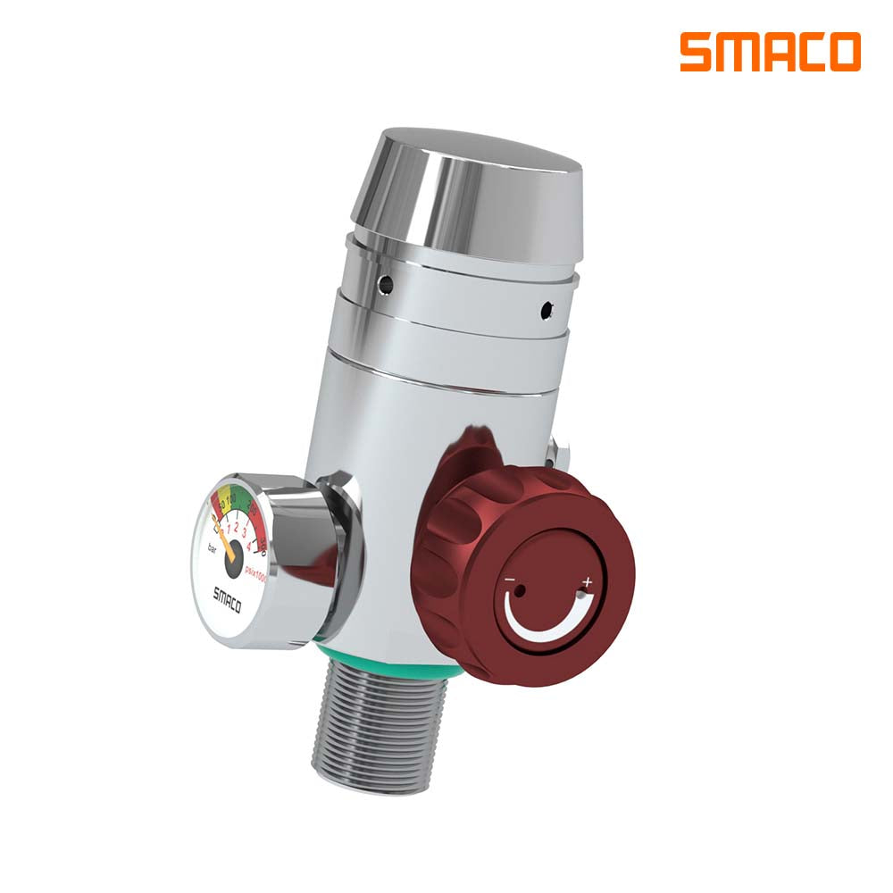 SMACO S400 1L Mini Scuba Diving Cylinder Regulating Valve