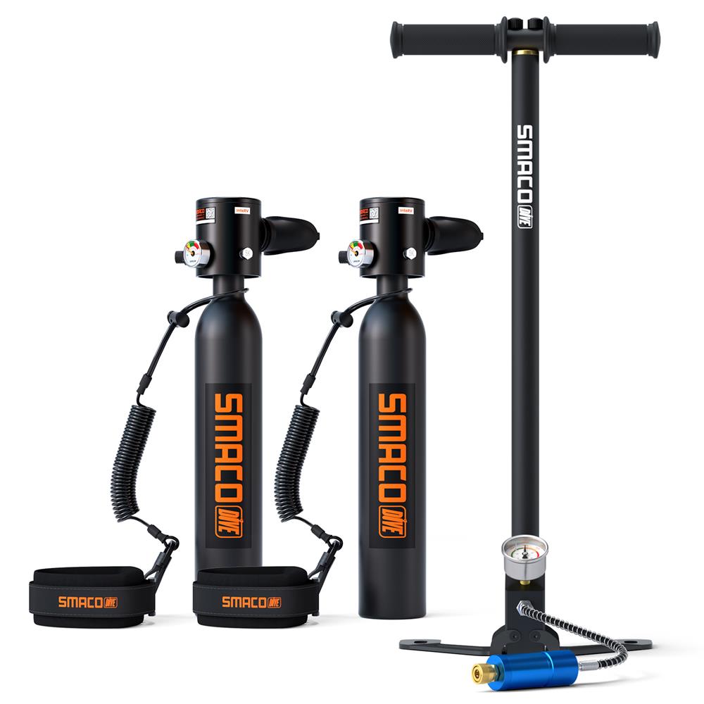 SMACO S300 0.5l Scuba Tank 2 Pcs Kit
