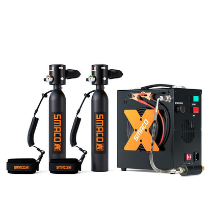 SMACO S300 0.5l Scuba Tank 2 Pcs Kit
