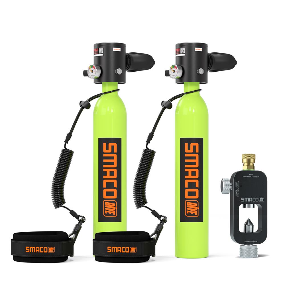 SMACO S300 0.5l Scuba Tank 2 Pcs Kit