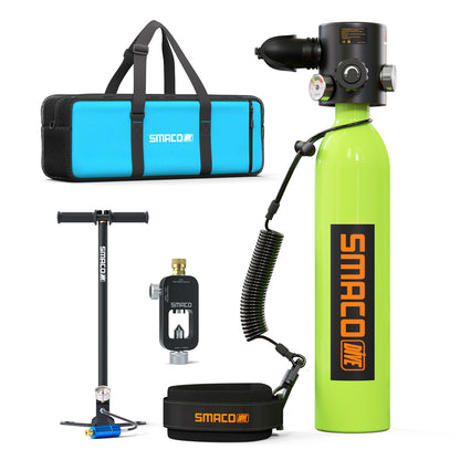 SMACO S500 0.7L Scuba Diving Cylinder Mini Scuba Tank