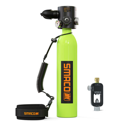 SMACO S500 0.7L Scuba Diving Cylinder Mini Scuba Tank