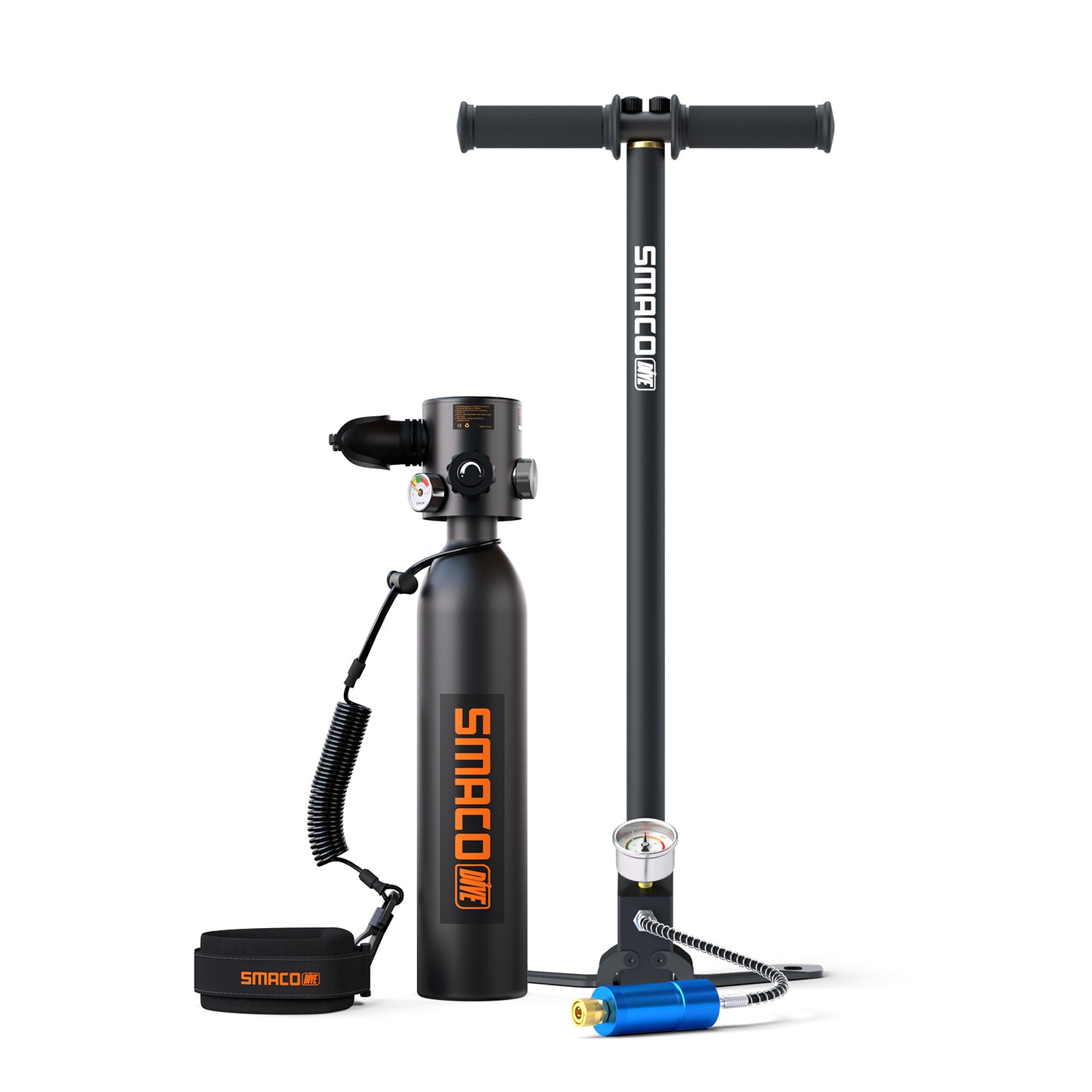 SMACO S500 0.7L Scuba Diving Cylinder Mini Scuba Tank