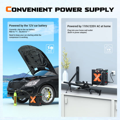 HEAP 1 PCP Air Compressor, 4500psi Portable High-Pressure Air Compressor for Filling