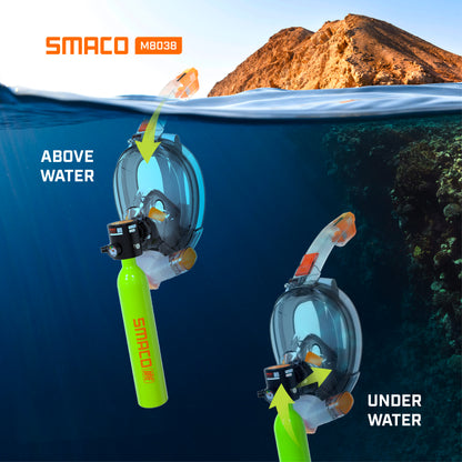 M8038 Full Face Snorkel & Dive Mask