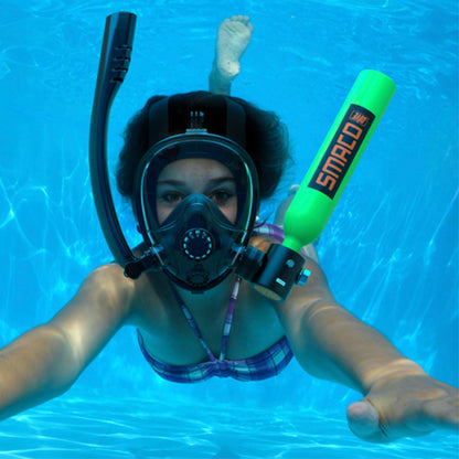 SMACO K2 Full Face Sub-Mask + Mini Scuba Tank