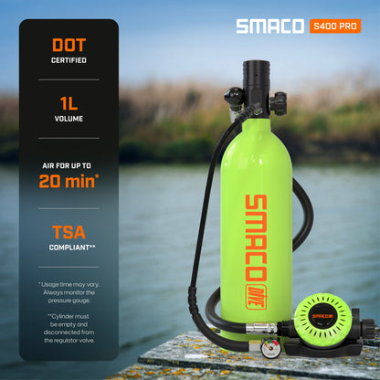 S400Pro 1.0L Mini Scuba Tank