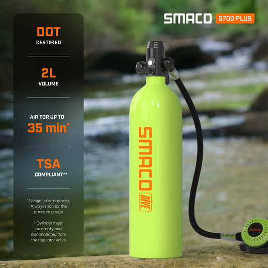 S700 Plus 2.0L Mini Scuba Tank