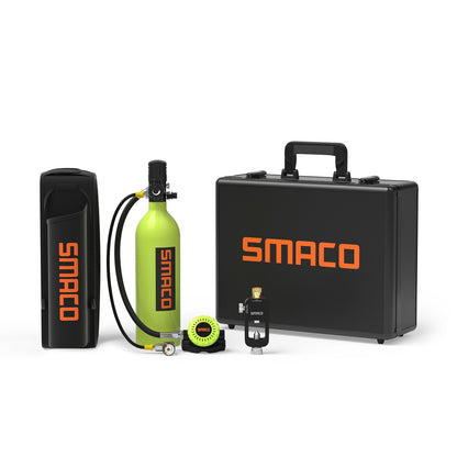 SMACO S400Pro Mini Scuba Tank Scuba Diving Equipment - SmacoSports