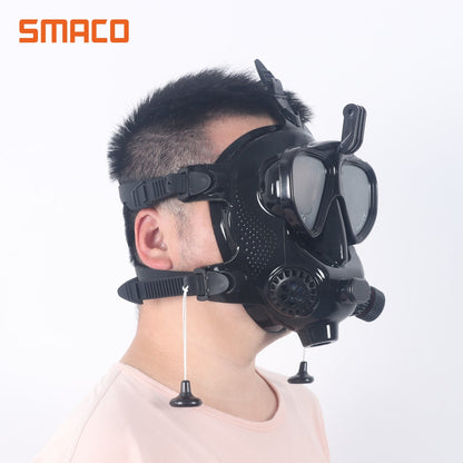 SMACO M8058 Scuba Diving Full Face Mask Respiratory Masks Diving Equipment