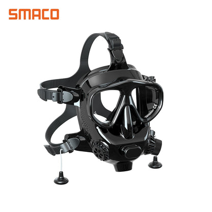 SMACO M8058 Buceo Máscara facial completa Máscaras respiratorias Equipo de buceo