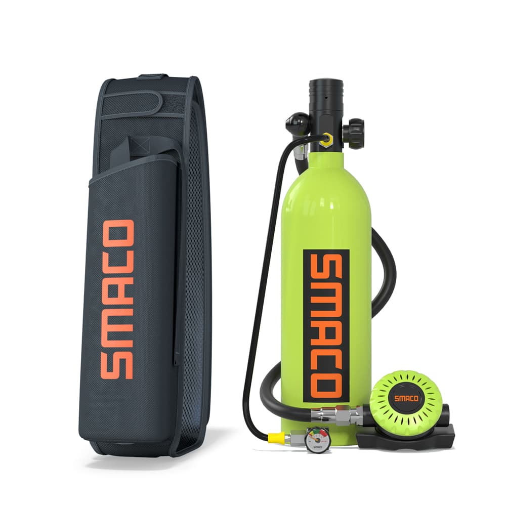 SMACO S400Pro 1L Scuba Diving Tank Kit for Underwater Exploration