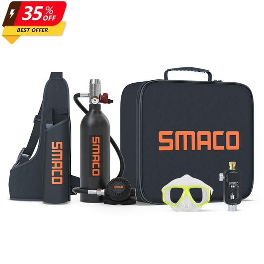 SUMMER FLASH SALE—SMACO S400 1L Scuba Diving Tank