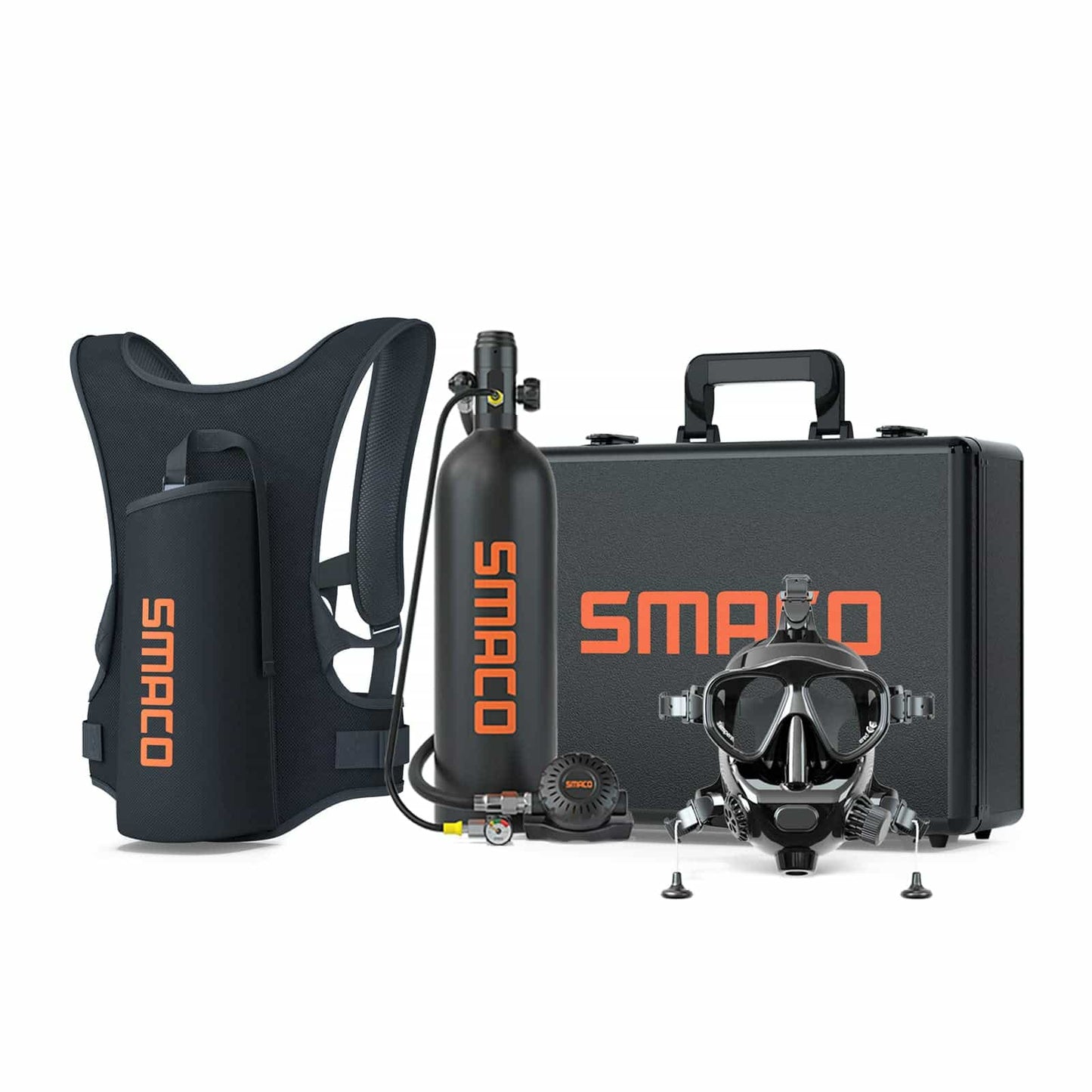 SMACO S700 2L Scuba Tank Portable Mini Scuba Diving Tank