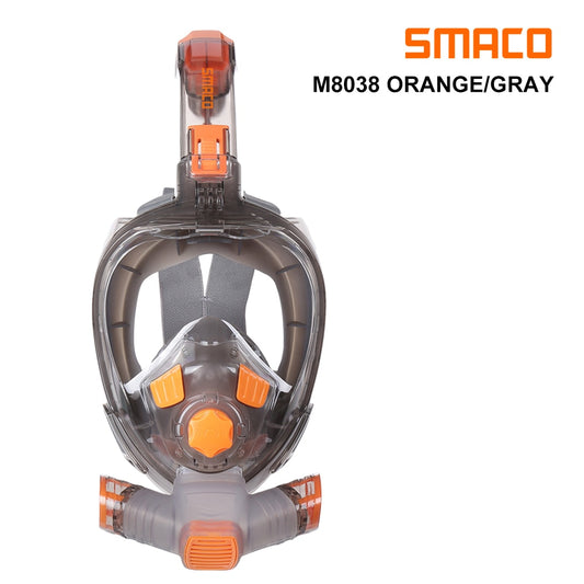 SMACO Swimming/Underwater Mask Snorkel Full Face Wide With Anti Fog Scuba Diving - SmacoSports